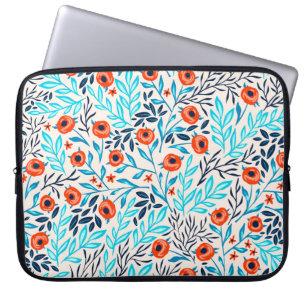 Capa Para Notebook Abstrato Rosas coloridos: Vintage Floral