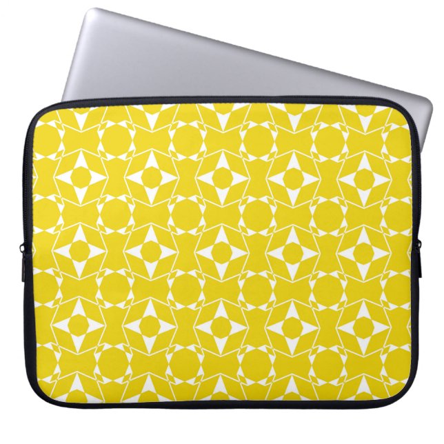 Capa Para Notebook Abstrato sem costura, de Ripe Lemon yellow col (Frente)