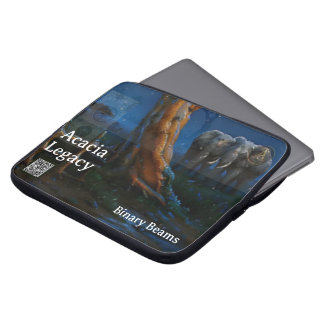 Capa Para Notebook Acacia Legacy™: Feixes Binários ao Luar | Mara saf