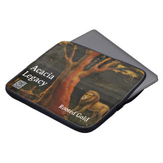 Capa Para Notebook Acacia Legacy™: Golden Heritage | Rooted Gold Mara