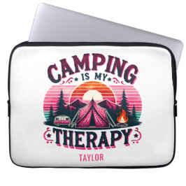Capa Para Notebook Acampamento É Minha Terapia