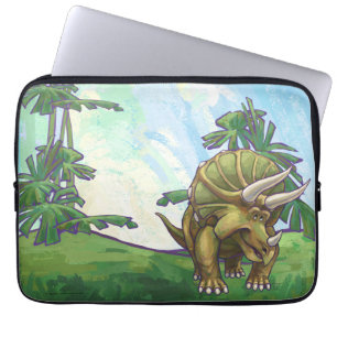Capa Para Notebook Acessórios eletrônicos do Triceratops bonito