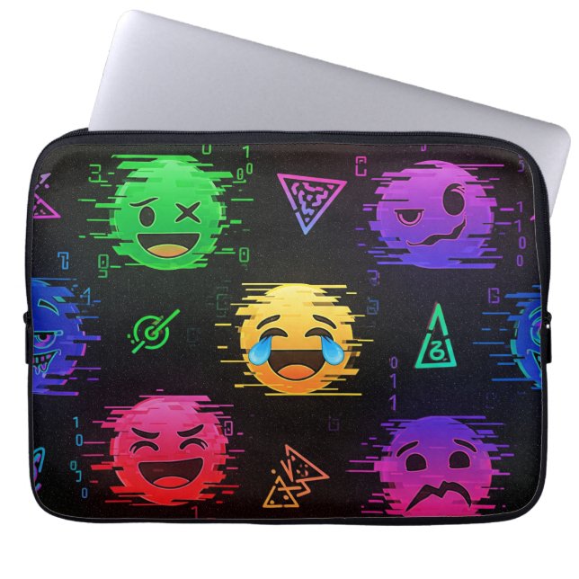 Capa Para Notebook Acid emojis por Natasha Us (Frente)