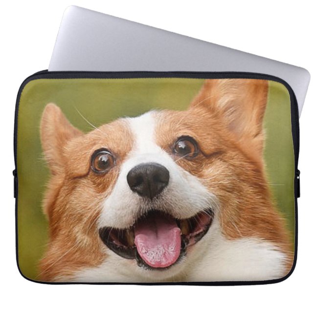 Capa Para Notebook Adicionar Foto de Cão Personalizada Personalizada (Frente)