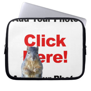 Capa Para Notebook Adicionar um Esquilo Personalizado