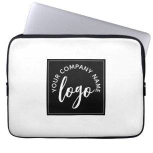 Capa Para Notebook Adicione Seu Logotipo Logotipo Quadrado Minimalist