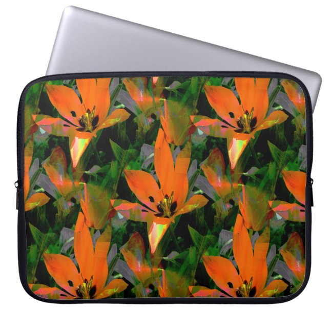 Capa Para Notebook Adorando Tulipas... (Frente)