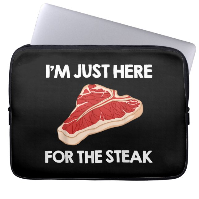 Capa Para Notebook Adoro Steak Gift Ribeye House (Frente)