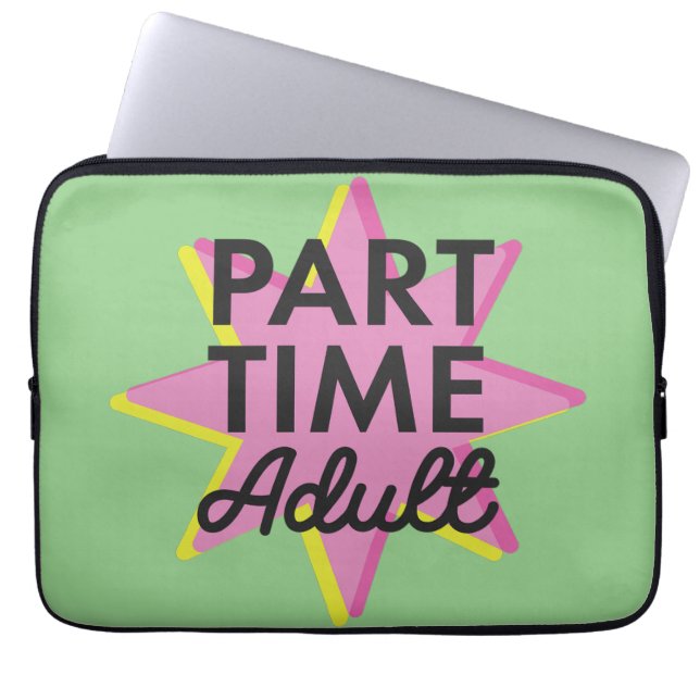 Capa Para Notebook Adulto a tempo parcial (Frente)