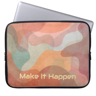 Capa Para Notebook Aesthetic Earthy Terracotta Faça Acontecer Laptop 
