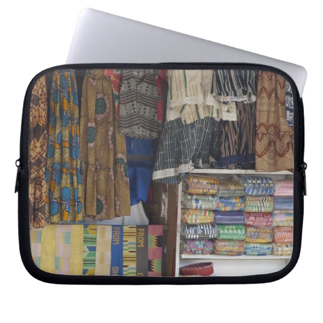 Capa Para Notebook África, Gana, Acra. Acra Têxtil e Artesanato (Frente)