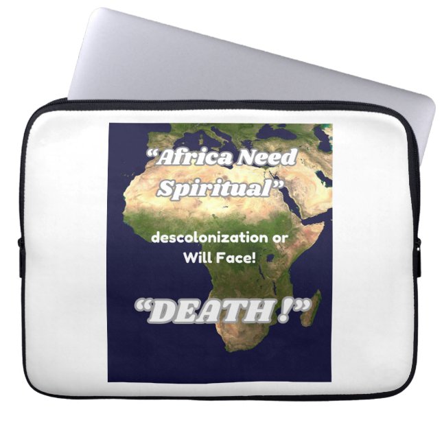 Capa Para Notebook "África precisa de uma descolonização espiritual." (Frente)
