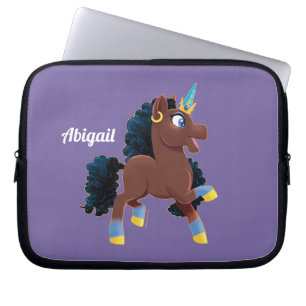 Capa Para Notebook Afro Unicorn Magical Prancing