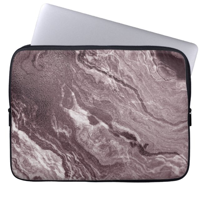 Capa Para Notebook Agato Mauve Cristalizado | Mármaco-rosa Rosa Dusty (Frente)