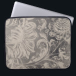 Capa Para Notebook Aged Floral<br><div class="desc">Aged Floral II pelo Vision Studio. Padrão composto por designs florais desbotados e semelhantes a antigas.</div>