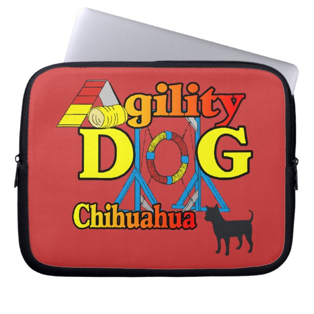 Capa Para Notebook Agilidade Chihuahua (Frente)