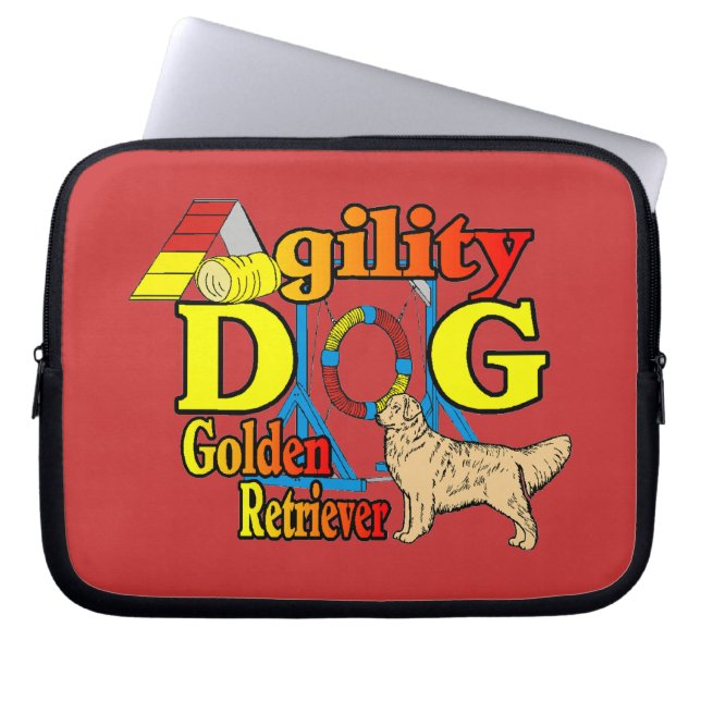 Capa Para Notebook Agilidade do ouro Retriever (Frente)
