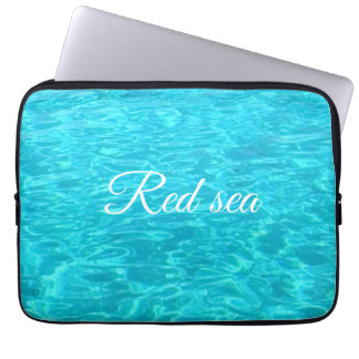 Capa Para Notebook Água azul do mar Vermelho