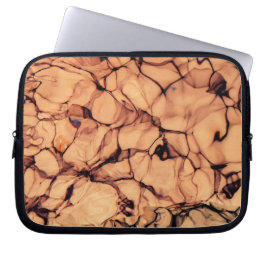 Capa Para Notebook Água Azul Espumante Invertida