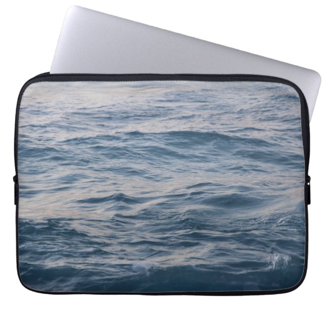 Capa Para Notebook Água do mar vista aproximada  (Frente)