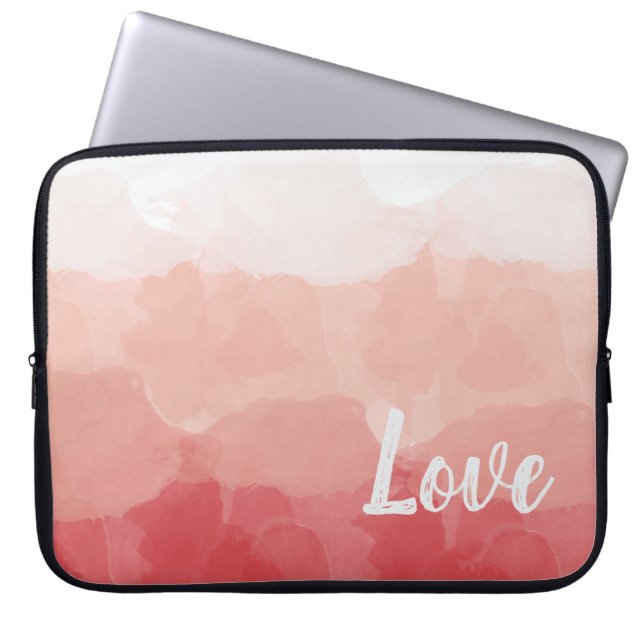Capa Para Notebook Água-forte Rosa Amor (Frente)