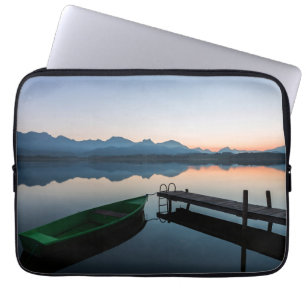 Capa Para Notebook Água lago Hopfen Bavarian Alps Alemanha