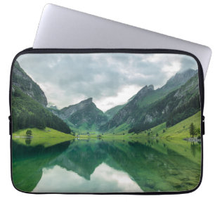 Capa Para Notebook Água   Lago Suiço
