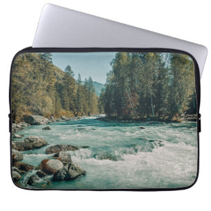 Capa Para Notebook Água Rio Kucherla, Montanhas Altai