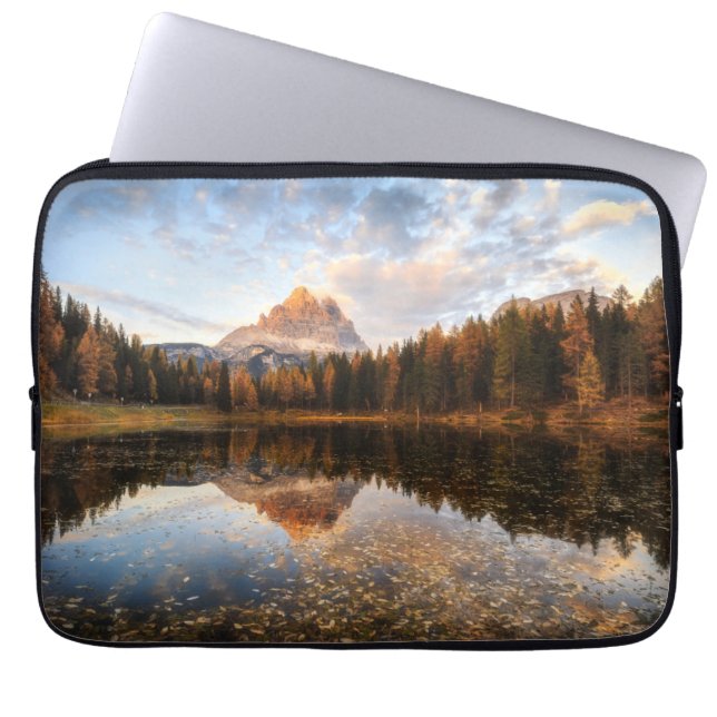 Capa Para Notebook Água | Tre Cime Di Lavaredo Itália (Frente)