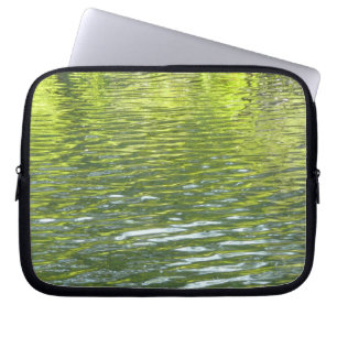 Capa Para Notebook Águas de Oak Creek Amarelo e Verde Foto