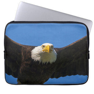 Capa Para Notebook Águia Americana Voando Perto