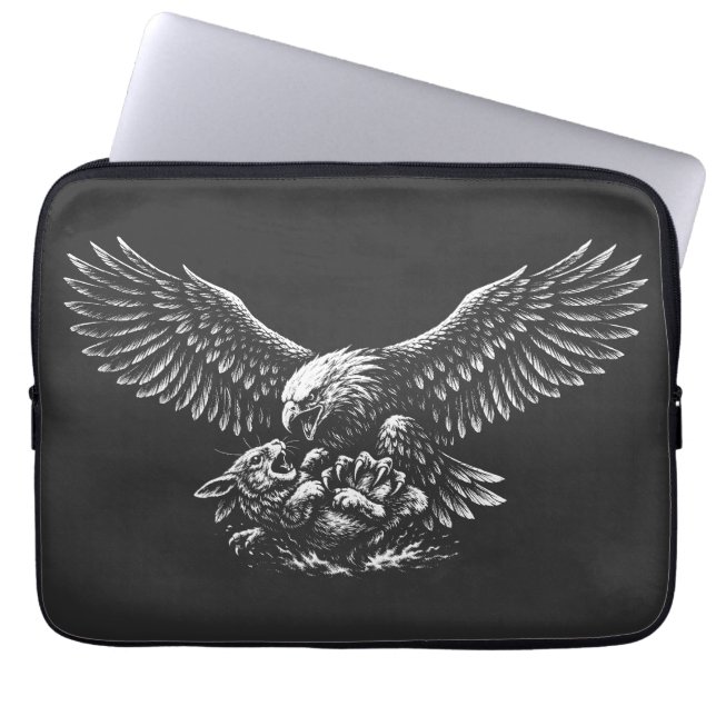 Capa Para Notebook Águia de Cinzas por BurnsInHell (Frente)