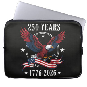 Capa Para Notebook Águia e Bandeira 250 Anos 1776-2026 250º