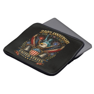 Capa Para Notebook Águia Patriótica do 250º Aniversário dos Estados U