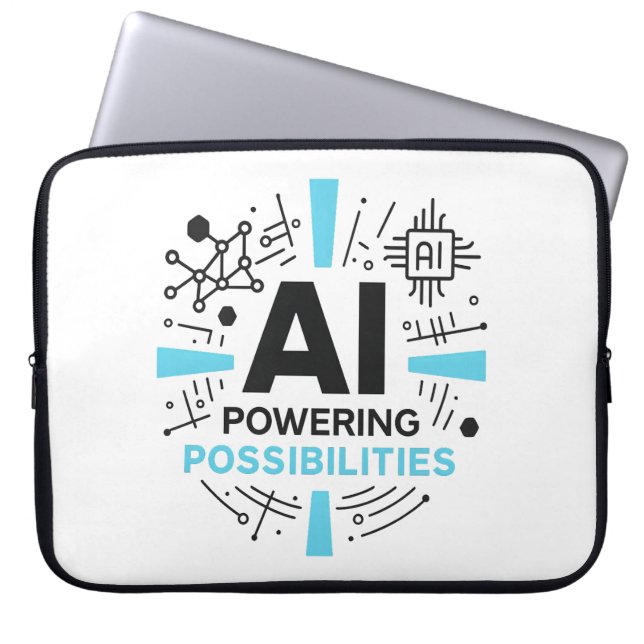 Capa Para Notebook AI Powering Possibilities Sleeve | Innovation (Frente)