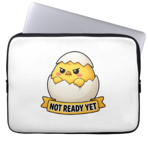 Capa Para Notebook Ainda Não Estou Pronto Meme de Frango Engraçado