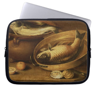 Capa Para Notebook Ainda vida dos peixes e dos limões
