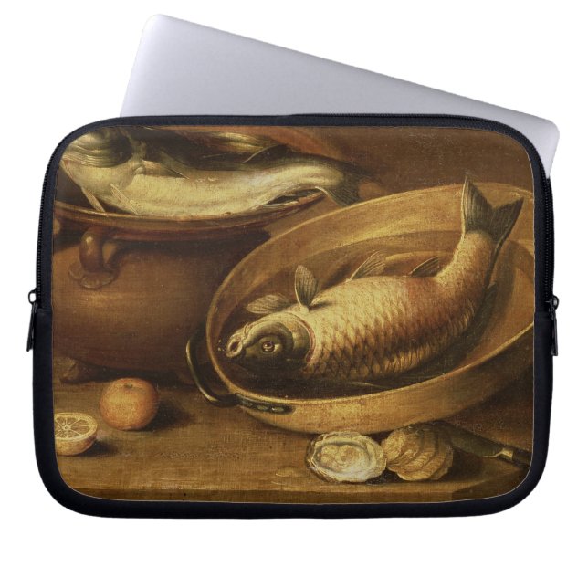 Capa Para Notebook Ainda vida dos peixes e dos limões (Frente)