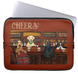 CAPA PARA NOTEBOOK AIREDALE TERRIER  & AMIGOS      