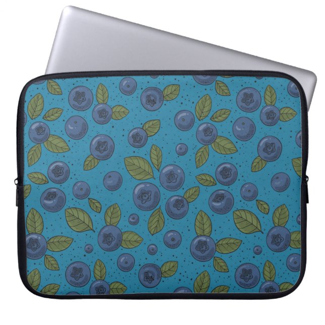 Capa Para Notebook Airelas azuis (Frente)