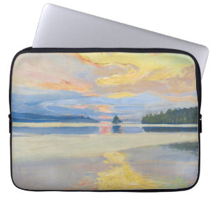 Capa Para Notebook Akseli Gallen-Kallela - Sunset sobre o lago Ruoves