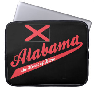 Capa Para Notebook Alabama Coração de Dixie!