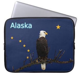 Capa Para Notebook Alaska Eagle E Flag