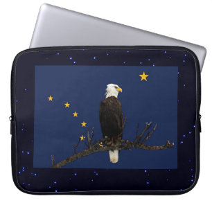 Capa Para Notebook Alaska Eagle E Flag