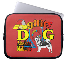 Capa Para Notebook Alaskan Malamute Agilidade