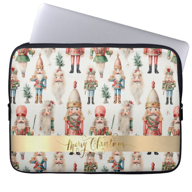 Capa Para Notebook Alegre Natal Quebra-Nozes Feriado (Frente)