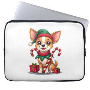 Capa Para Notebook Alegria de Chihuahua de Natal