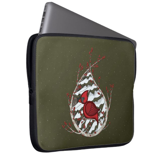 Capa Para Notebook Alexandre, a Bolsa de laptop Cardeal (Frente Esquerda)