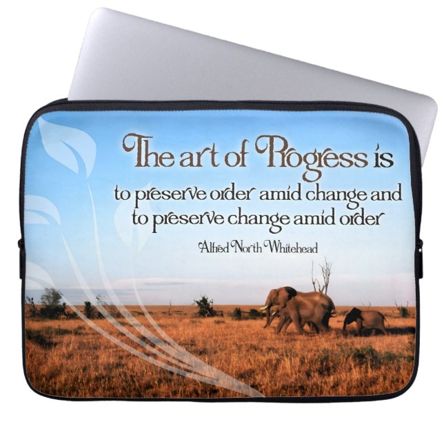 Capa Para Notebook Alfred North Whitehead Citação Inspiracional (Frente)