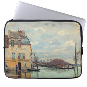 Capa Para Notebook Alfred Sisley - Inundações em Port-Marly 1872